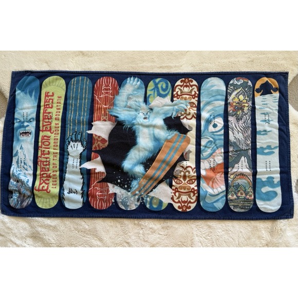Disney World Expedition Everest Legend Of The Forbidden Mountain Towel